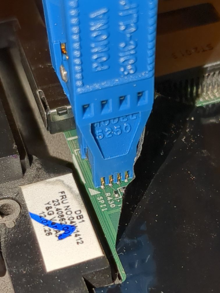 Pomona clip connected